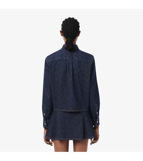 CAMISA DENIM REGULAR CROPPED LACOSTE