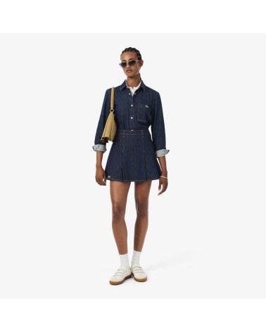 CAMISA DENIM REGULAR CROPPED LACOSTE