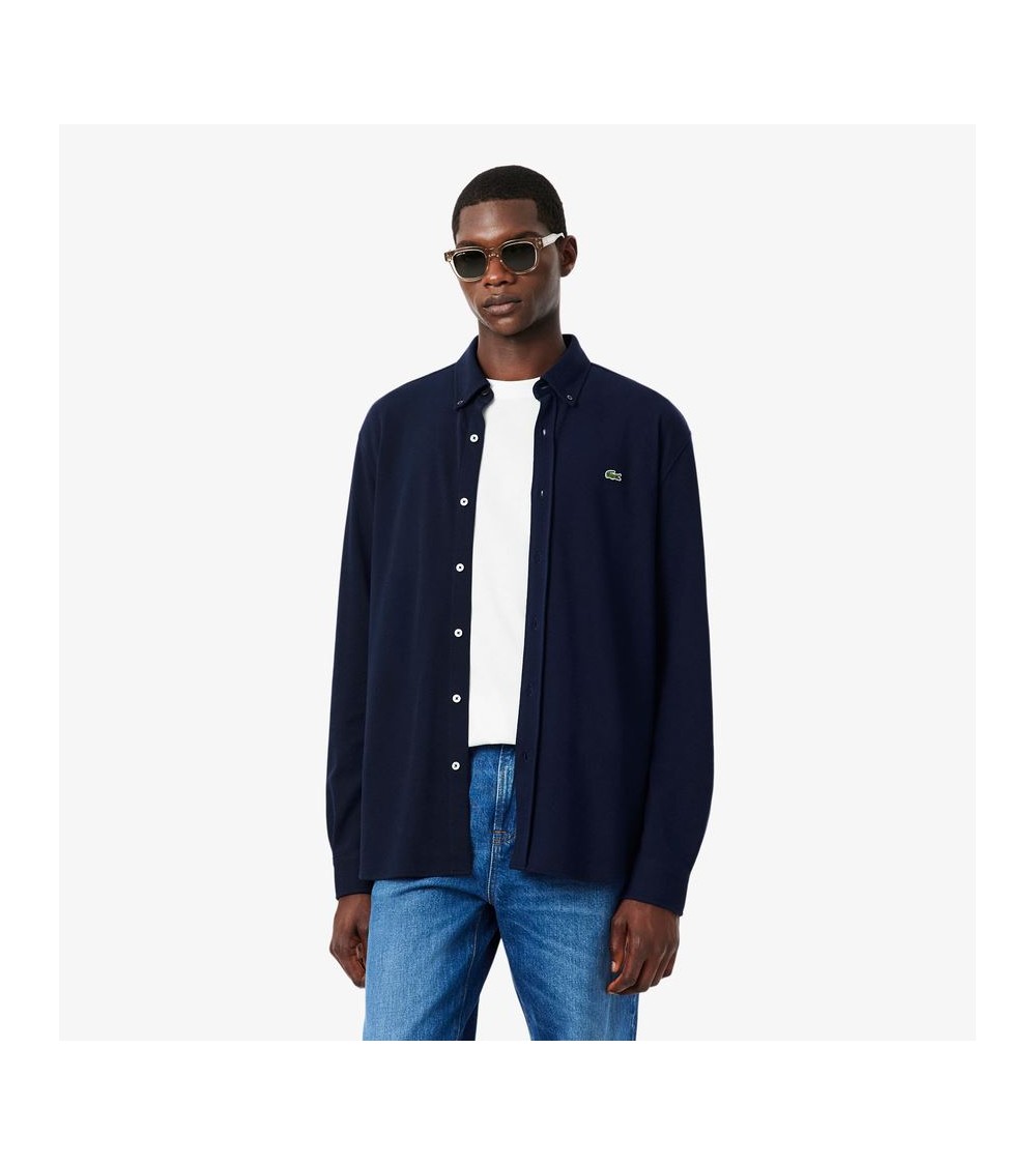 CAMISA REGULAR DE PIQUE LACOSTE