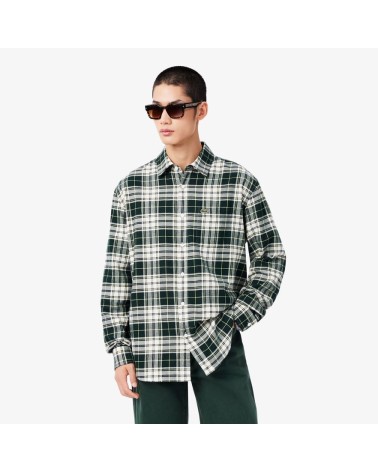 CAMISA REGULAR FRANELA LACOSTE