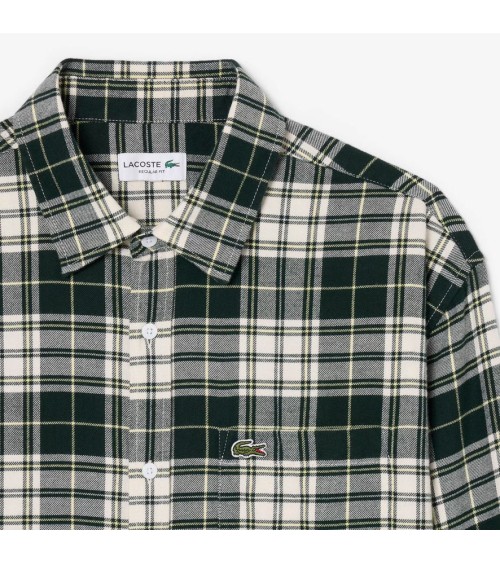 CAMISA REGULAR FRANELA LACOSTE
