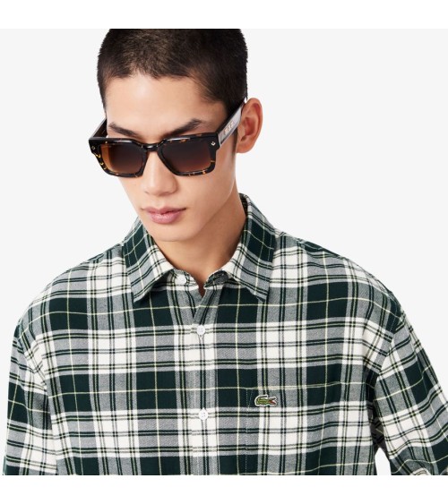 CAMISA REGULAR FRANELA LACOSTE