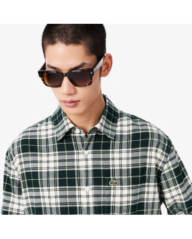 CAMISA REGULAR FRANELA LACOSTE