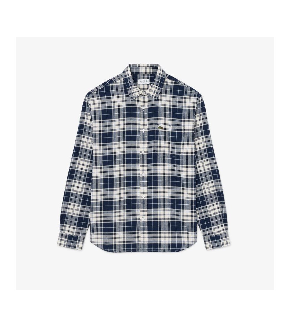 CAMISA REGULAR FRANELA LACOSTE