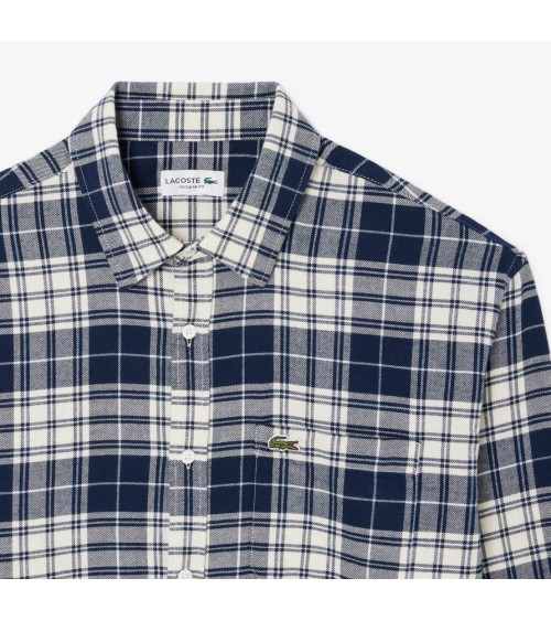 CAMISA REGULAR FRANELA LACOSTE