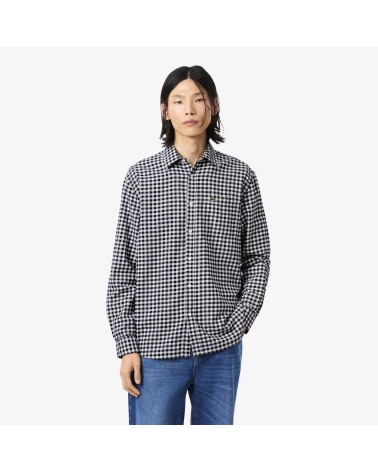 CAMISA FRANELA CUADROS DE LACOSTE