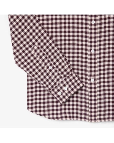 CAMISA FRANELA CUADROS DE LACOSTE