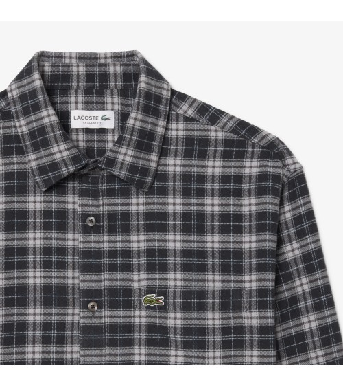 CAMISA DE FRANELA DE CUADROS LACOSTE