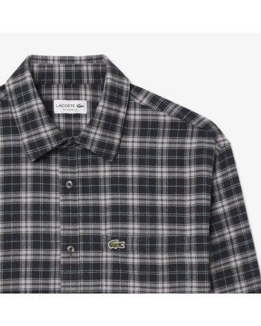 CAMISA DE FRANELA DE CUADROS LACOSTE