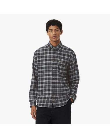 CAMISA DE FRANELA DE CUADROS LACOSTE
