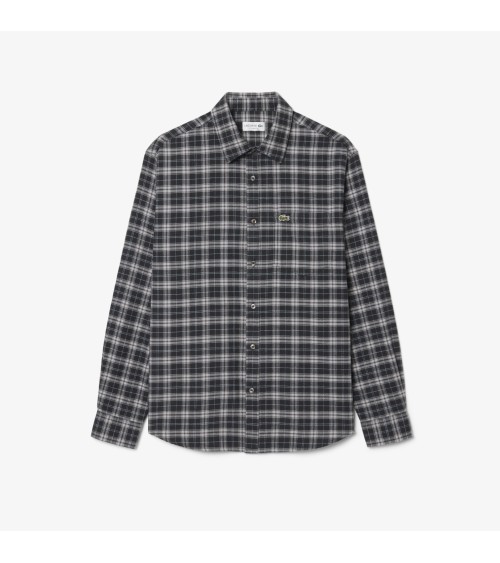 CAMISA DE FRANELA DE CUADROS LACOSTE