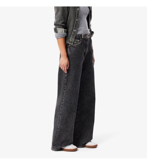 PANTALÓN VAQUERO WIDE LEG LACOSTE
