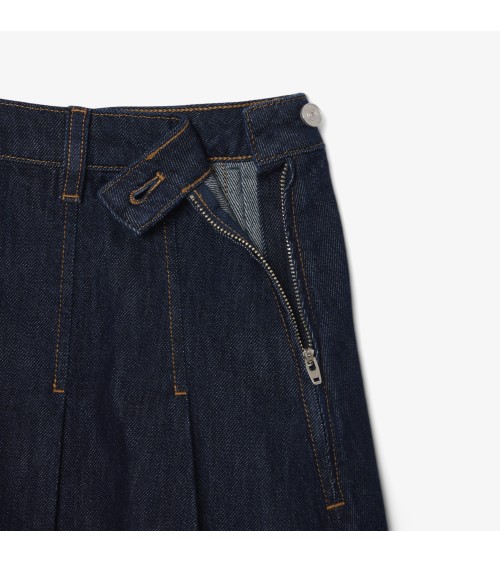 FALDA PLISADA DENIM LACOSTE
