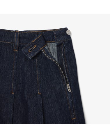 FALDA PLISADA DENIM LACOSTE