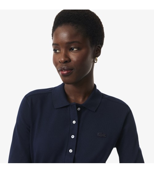 POLO DE PIQUÉ MANGA LARGA LACOSTE