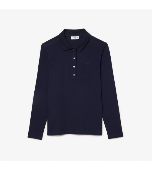 POLO DE PIQUÉ MANGA LARGA LACOSTE