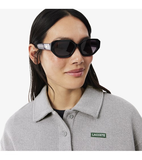 SUDADERA CUELLO POLO TEJIDO SUAVE ACANALADO LACOSTE