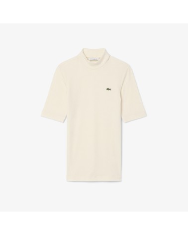 TOP ACANALADO CUELLO CHIMENEA LACOSTE