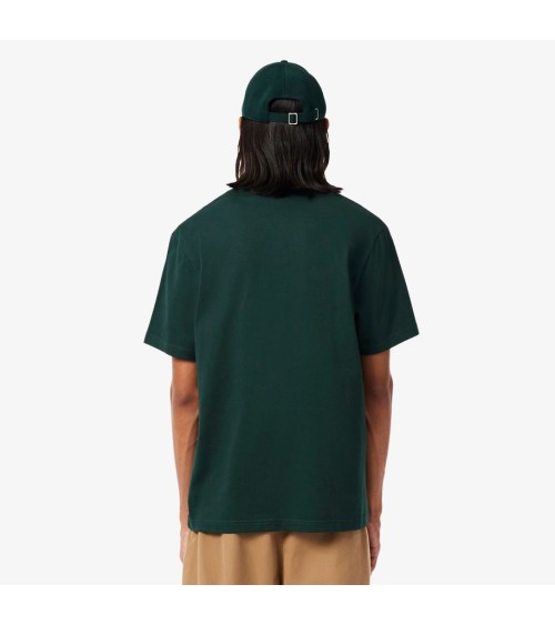 CAMISETA LOGO ESCUDO LACOSTE