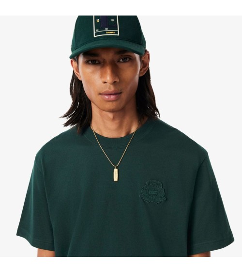 CAMISETA LOGO ESCUDO LACOSTE