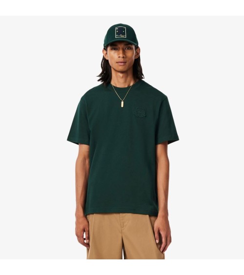 CAMISETA LOGO ESCUDO LACOSTE