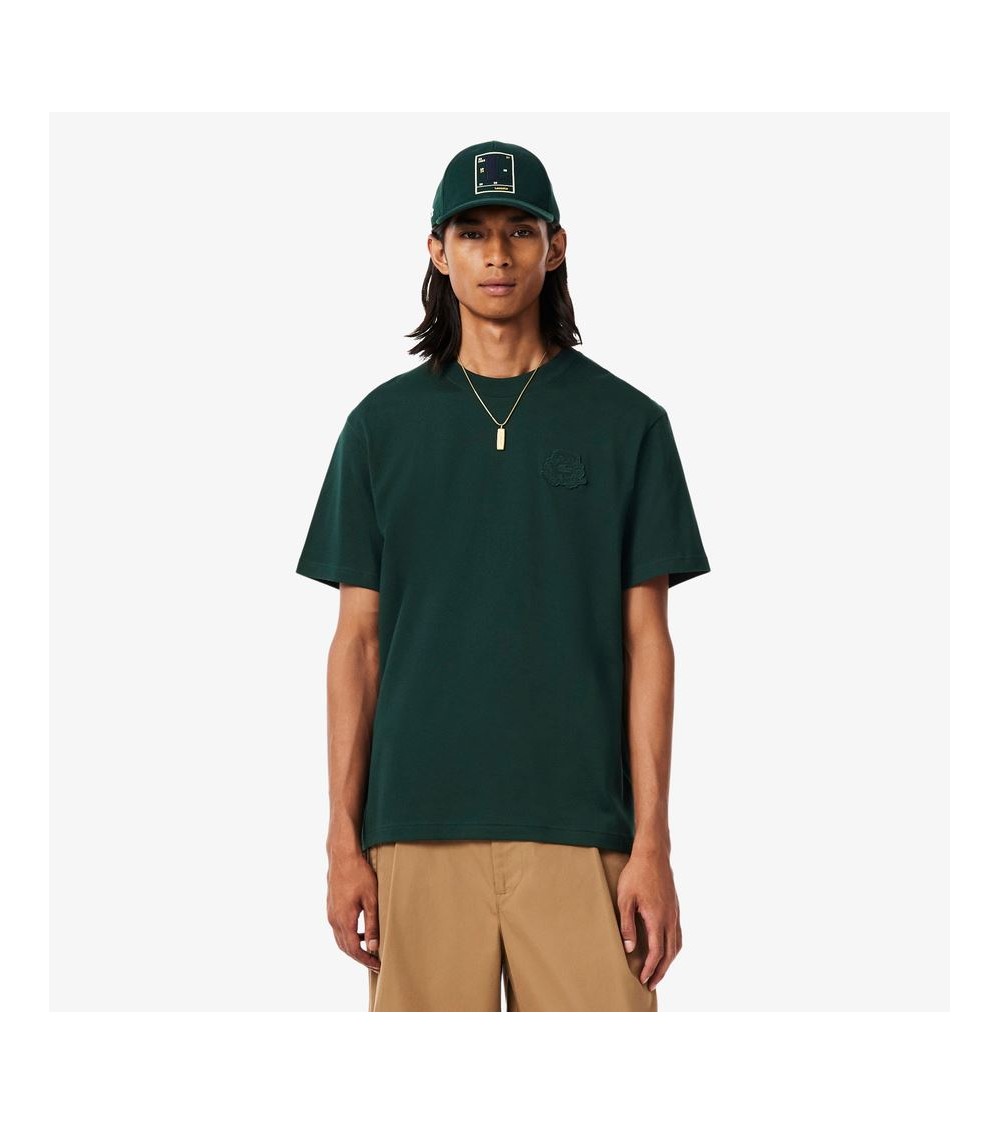 CAMISETA LOGO ESCUDO LACOSTE