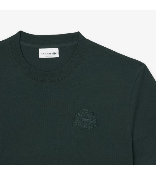 CAMISETA LOGO ESCUDO LACOSTE
