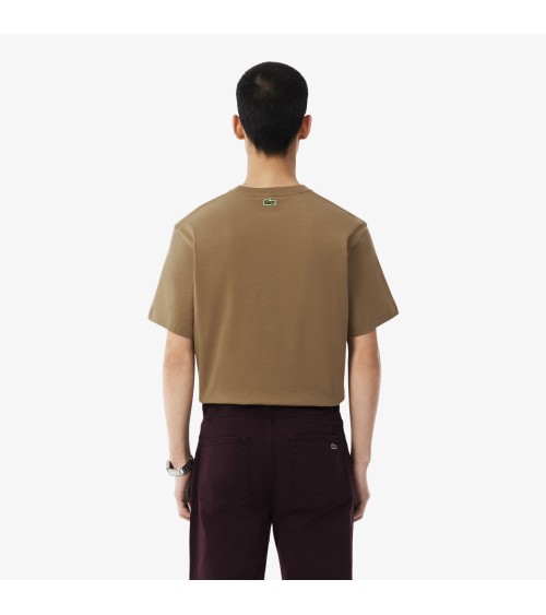 CAMISETA RAQUETA LOGO DE LACOSTE