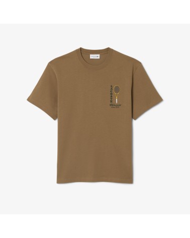 CAMISETA RAQUETA LOGO DE LACOSTE