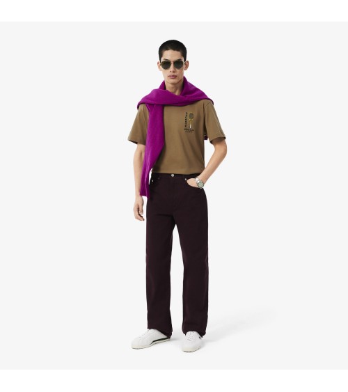 CAMISETA RAQUETA LOGO DE LACOSTE