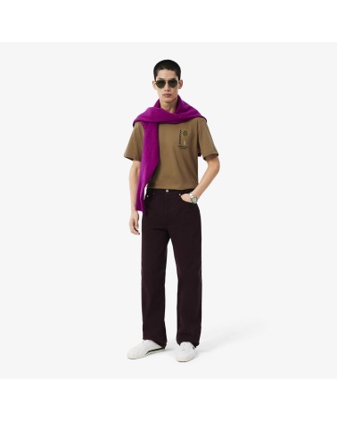 CAMISETA RAQUETA LOGO DE LACOSTE