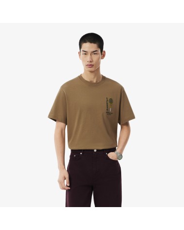 CAMISETA RAQUETA LOGO DE LACOSTE