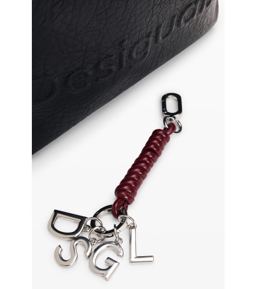 MOCHILA HALF LOGO LUENA NEGRA DE DESIGUAL