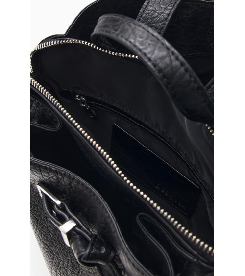 MOCHILA HALF LOGO LUENA NEGRA DE DESIGUAL