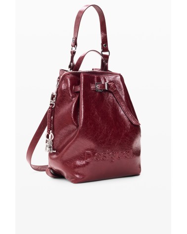 MOCHILA HALF LOGO LUENA GRANATE DESIGUAL