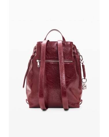 MOCHILA HALF LOGO LUENA GRANATE DESIGUAL