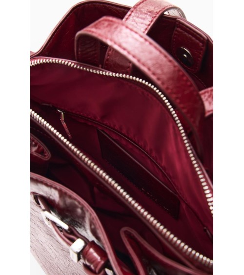 MOCHILA HALF LOGO LUENA GRANATE DESIGUAL