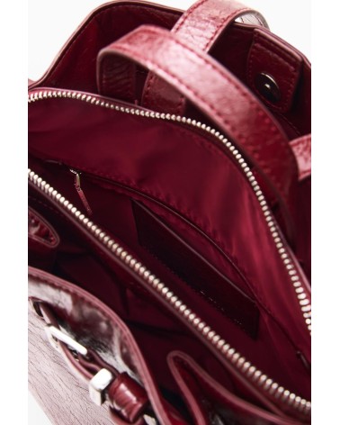 MOCHILA HALF LOGO LUENA GRANATE DESIGUAL
