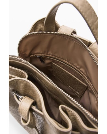 MOCHILA HALF LOGO LUENA BEIGE DESIGUAL
