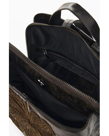 MOCHILA CON BORDADOS MISTRAL SUMY MINI STRAIGHT DESIGUAL