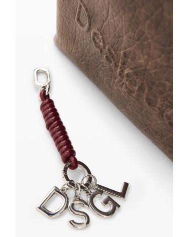 MOCHILA LUENA HALF LOGO BEIGE DESIGUAL