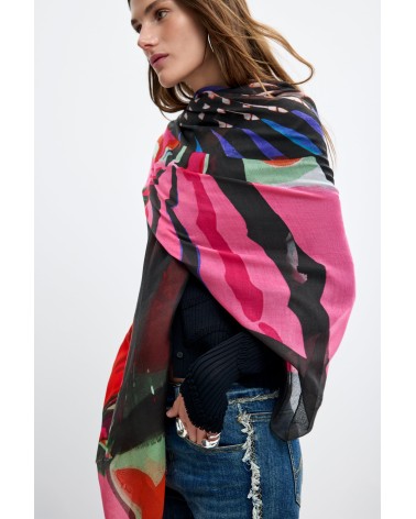 FULAR ESTAMPADO DISEÑO Monsieur Christian Lacroix DESIGUAL