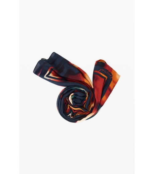 FULAR DEGRADÉ FLOWERS DESIGUAL