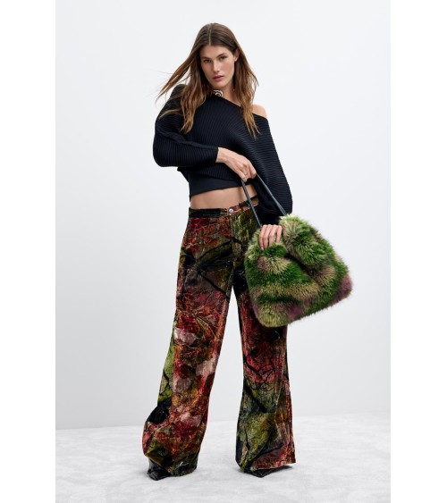 BOLSO DE PELO SINTÉTICO DISEÑO  Monsieur Christian Lacroix DESIGUAL