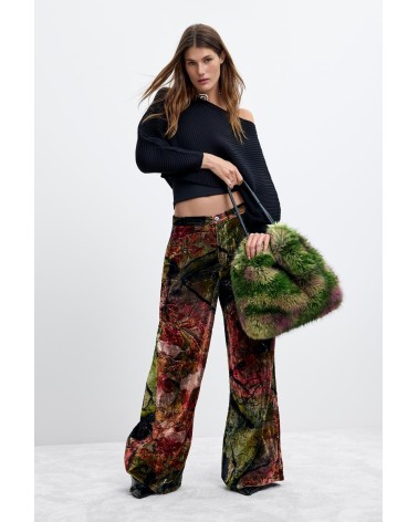 BOLSO DE PELO SINTÉTICO DISEÑO  Monsieur Christian Lacroix DESIGUAL
