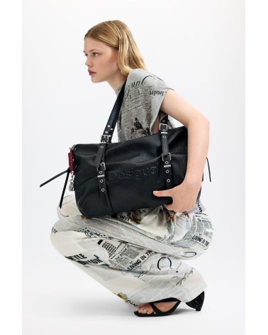 BOLSO HALF LOGO LANUZA DESIGUAL