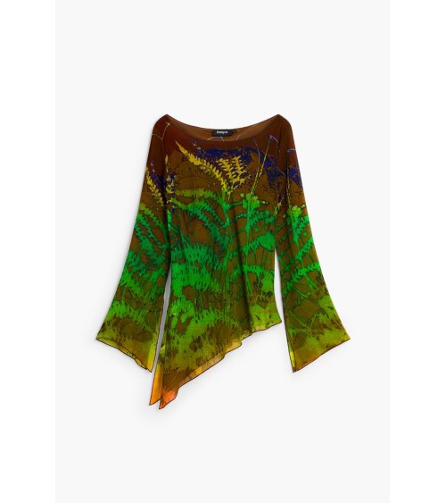 BLUSA ASIMÉTRICA FOREST Monsieur Christian Lacroix DESIGUAL
