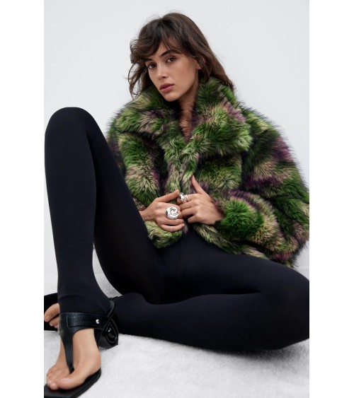 ABRIGO FAKE FUR CAMOMILLE  Monsieur Christian Lacroix DESIGUAL