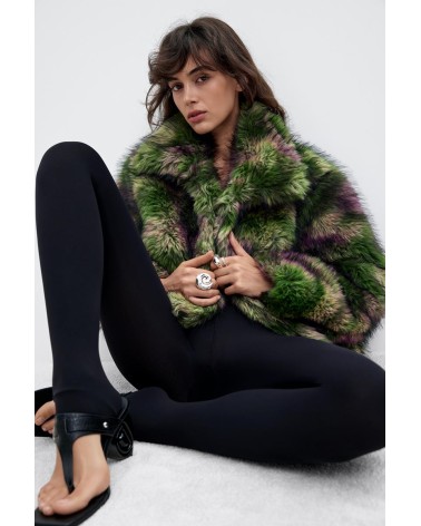 ABRIGO FAKE FUR CAMOMILLE  Monsieur Christian Lacroix DESIGUAL