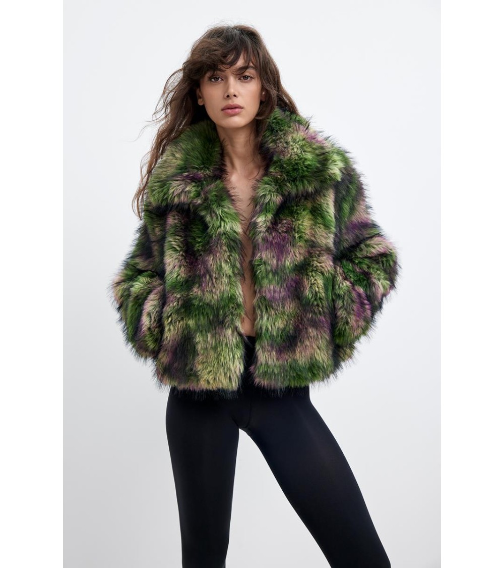 ABRIGO FAKE FUR CAMOMILLE  Monsieur Christian Lacroix DESIGUAL